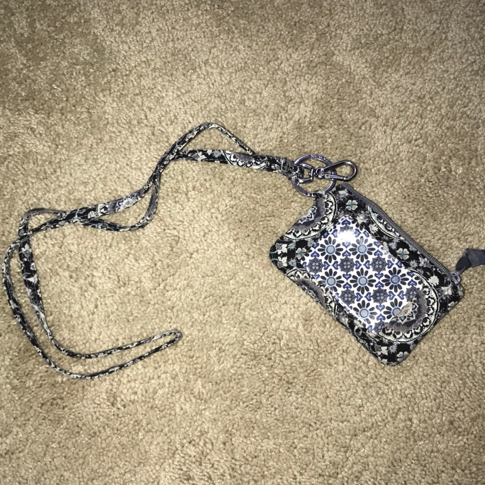 Vera Bradley ID Wallet and Lanyard